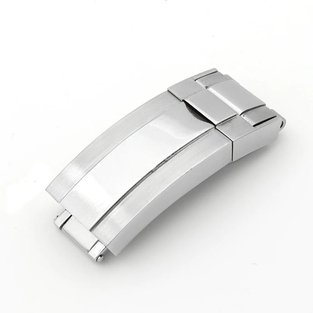 

Top Silver Middle Polished Clasp 316L Stainless Steel Replacement Exchange Wristband Strap Parts Buckle For Submariner