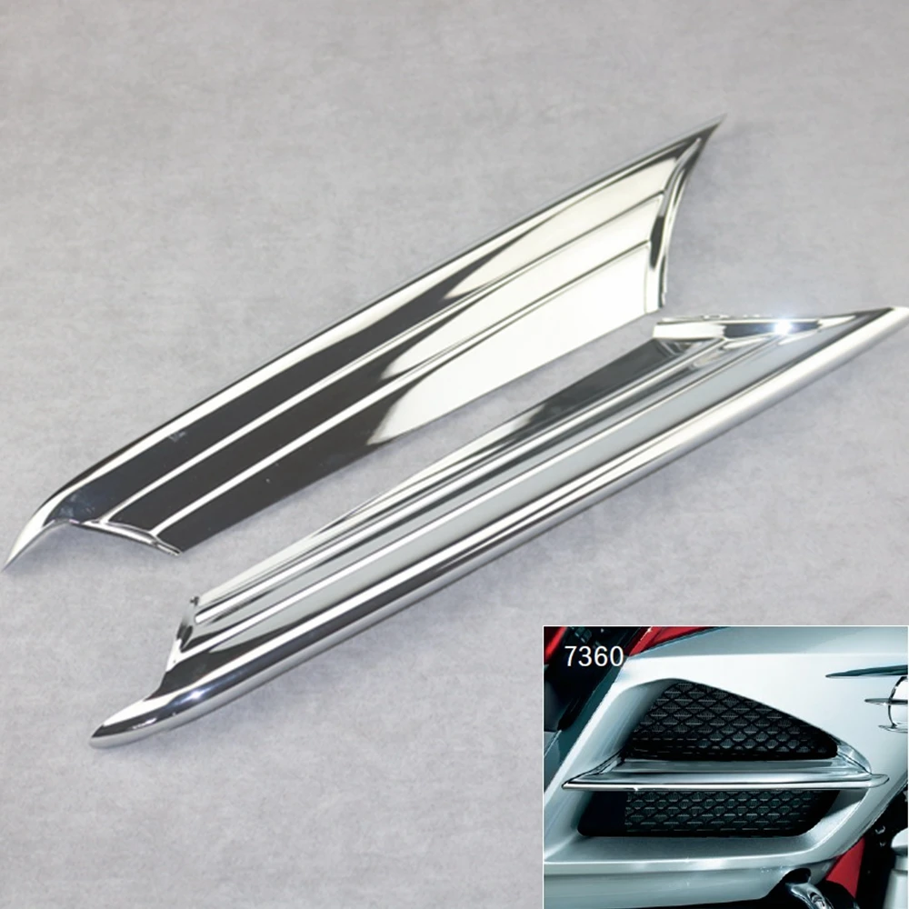 

Motorcycle Air Exhaust Intake Accent Trim Decoration Cover case For HONDA Goldwing GL1800 2012 2013 2014 2015 2016 2017