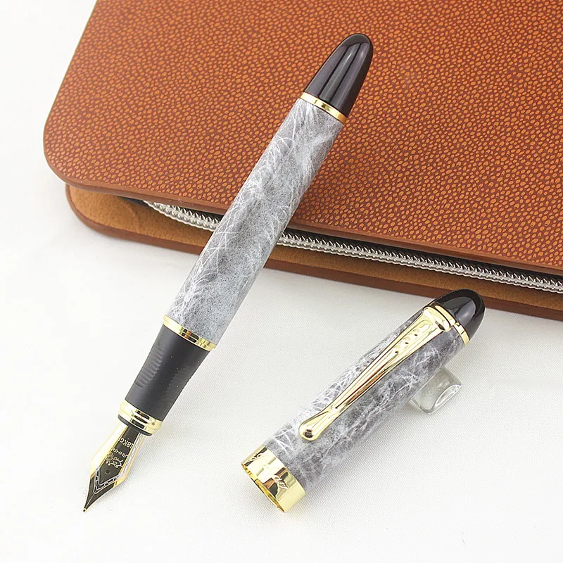 

Jinhao x450 Fountain Pen Fullmetal Golden Clip Iraurita Nibs Luxury Pens Stationery Office School Supplies