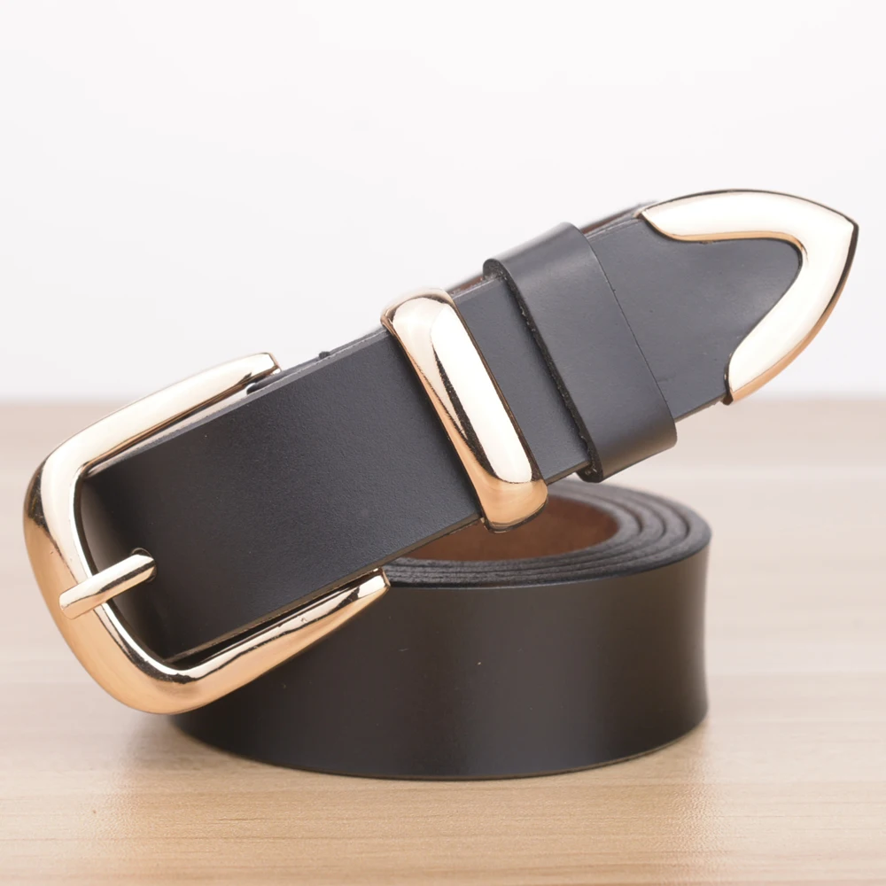 

2019 New Women Cow Genuine leather hollow Korea Style Fashion Belts for Women Female Pin Buckle,Cinto Feminino Free Shipping