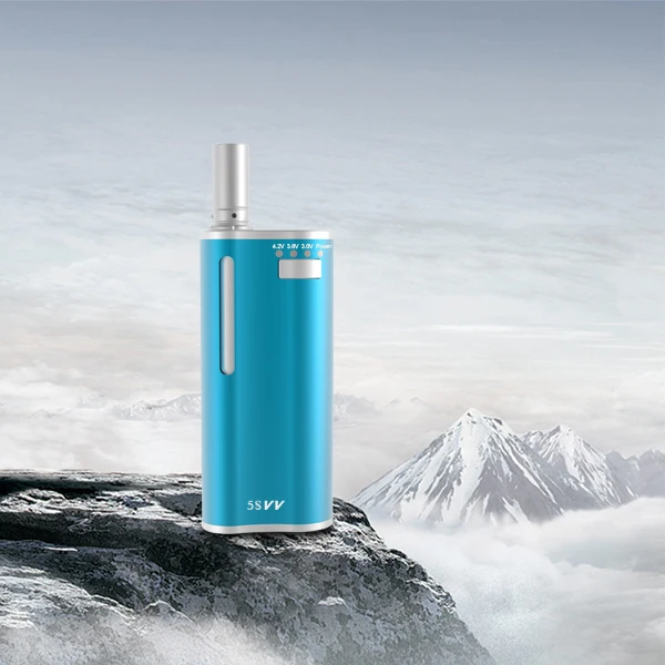 New Mjtech 5S Vv Kit Wax Oil Box Mod 2 In 1 Vaporizer Electronic Cigarette Atomizer 650Mah Vape Pen Hookah E-Cigarettes Kit (4)