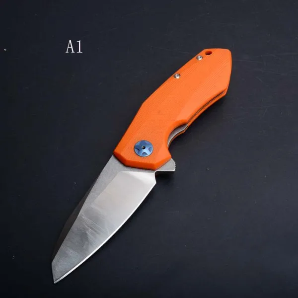 Hysenss ZT0456 шарикоподшипник тактический складной нож D2 лезвие G10 Ручка Открытый Отдых Охота выживания карманный инструмент EDC инструменты - Цвет: orange