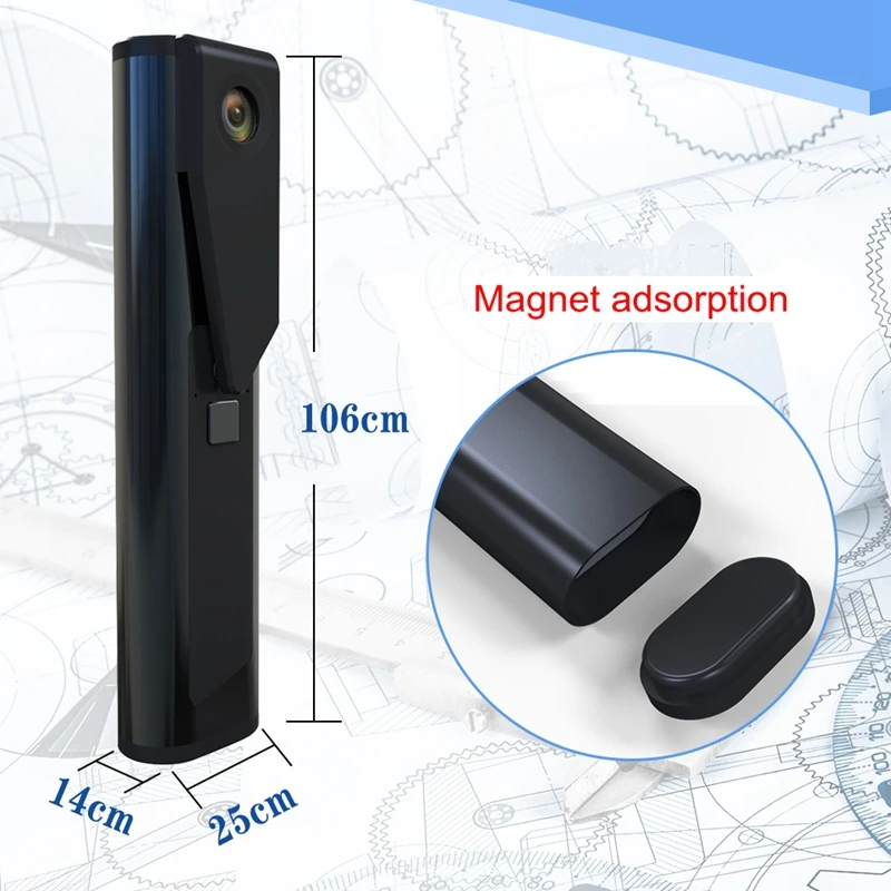 

Full HD 1080P Camera Meeting Video Recorder Pen 1000mAh Micro Pocket Mini Camera with Magnet Adsortion