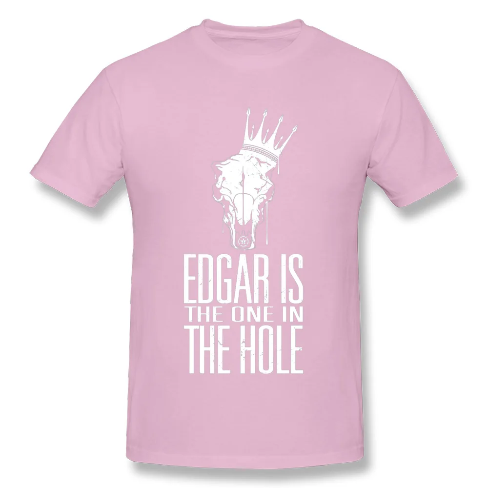 Funny T Shirts 2018 New Fashion Short Sleeve Printing 100% Cotton Fabric O Neck Men Tops Tees Design Tee Shirt Summer Fall Edgar Is The One In The Hole White 19918 pink