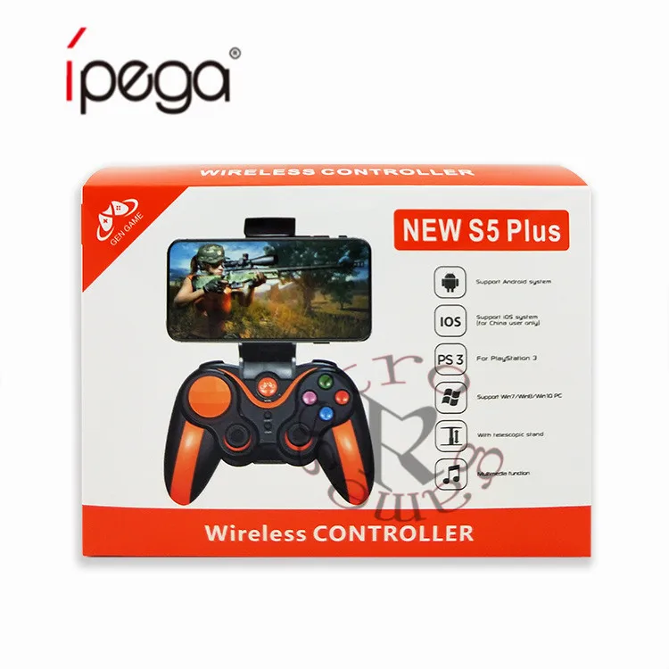 

New S5plus Wireless Bluetooth Game Controller Game Controller Plus For Android Tablet Smart Phone TV VR Wothout Any Drivers