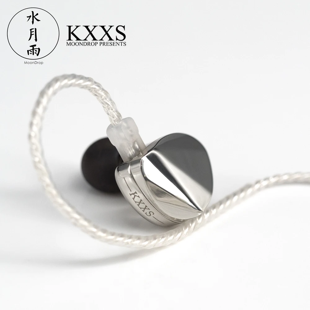 

Moondrop KXXS Diamond Like Carbon Diaphragm Dynamic Driver In Ear Earphone HIFI Monitor Stage IEM Metal Electroplating CNC 2Pin