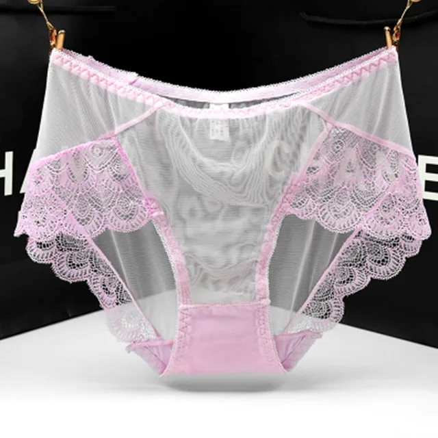 Plus Size L XL XXL Women's Sexy Lace Panties Seamless Breathable Female