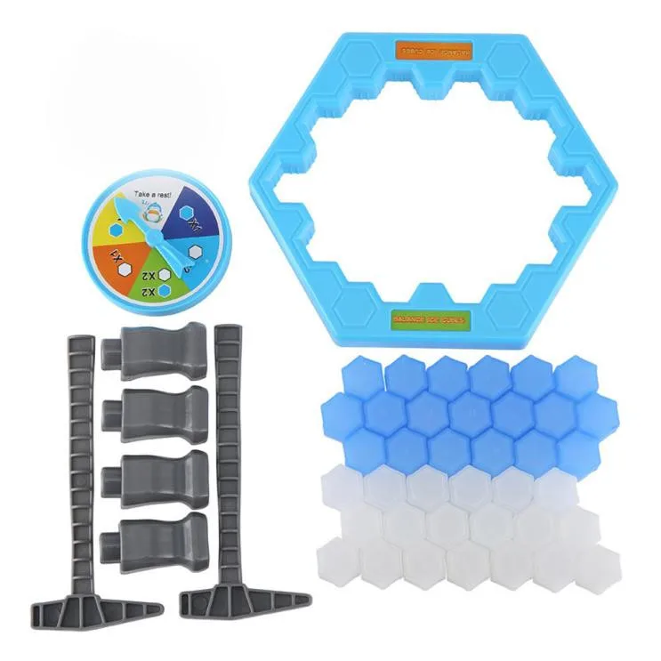 Горячая спасти пингвина Катание на коньках Дети головоломка настольная игра перерыва молоток для колки льда ловушка вечерние игрушки, игрушки для детей, взрослых 20