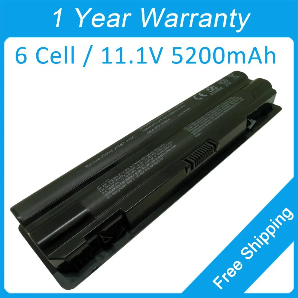 5200mah laptop battery for dell XPS L401x 17 L702X 17 L701X 15 L501X 15