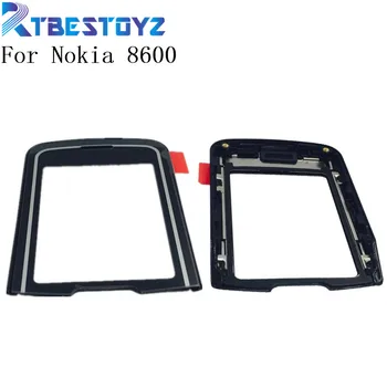 

RTBESTOYZ New LCD Front Glass Screen Outer Lens With Frame For Nokia 8600 Luna