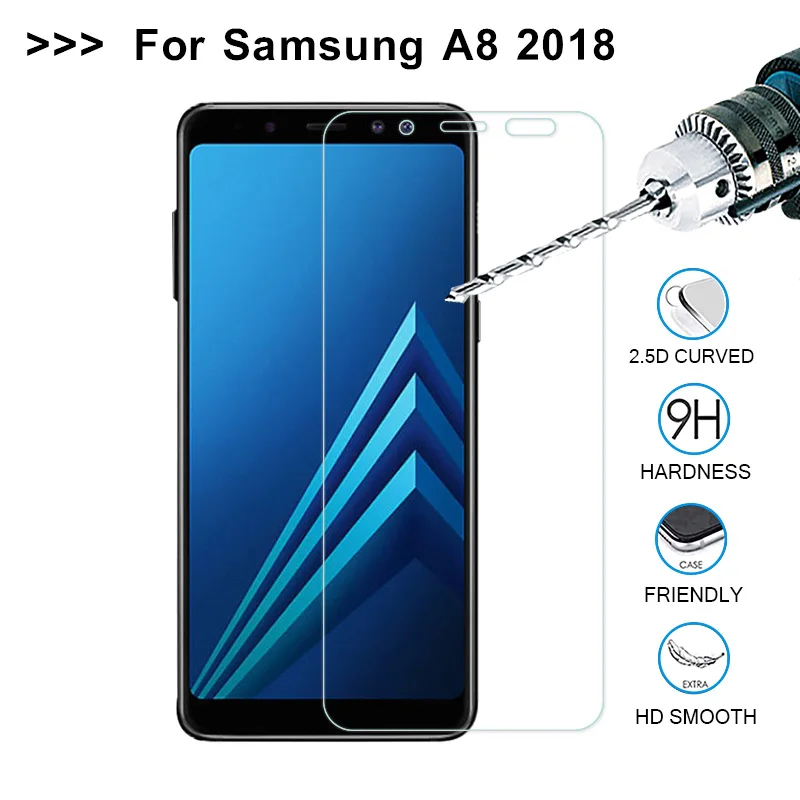 Для samsung Galaxy A6 A7 A8 защитная пленка из закаленного стекла для samsung A3 A5 A7 Экран протектор A6 A8 плюс Стекло