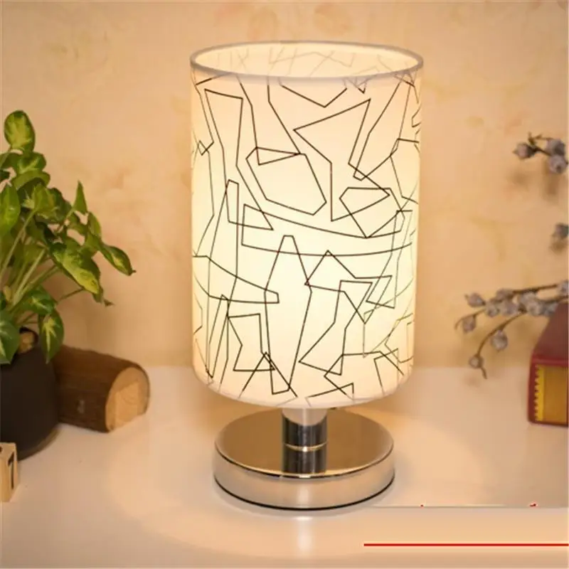Lampada Da Tavolo Abajour Tete Lit Abajur Quarto Para El Dormitorio Deco, Lampara De Mesa, прикроватная лампа - Цвет абажура: Version E
