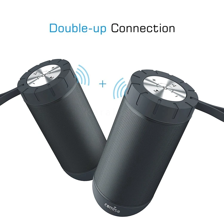 Топ водостойкий Bluetooth динамик беспроводной портативный Открытый 12 Вт 360 градусов превосходный звук двойной драйверы двойной пассивны
