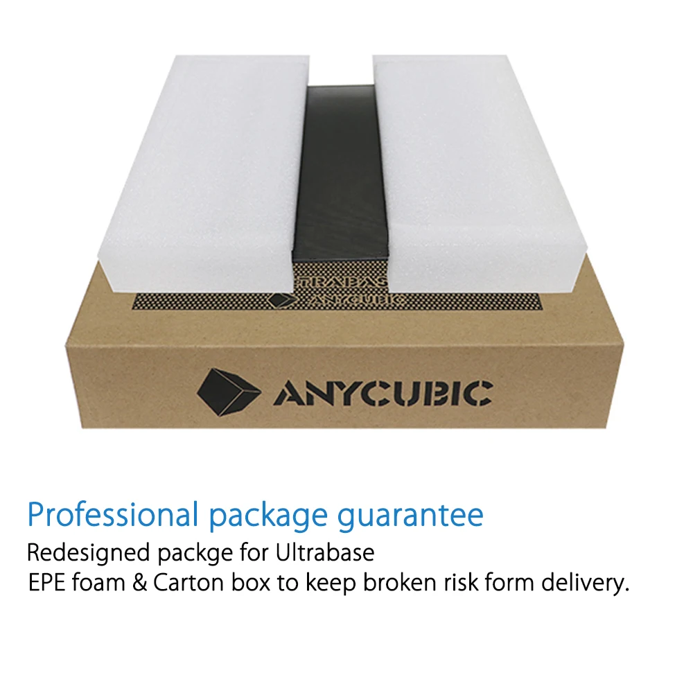 Платформа для 3D принтера Anycubic Ultrabase с подогревом стеклянная пластина 240x220x6 мм