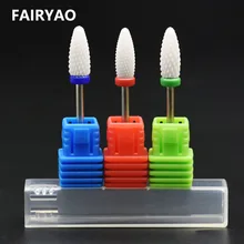 Горячий Электрический Керамика ногтей сверло Ротари фрезы Маникюр Педикюр для ногтей сверлильный станок аксессуары дизайн ногтей инструменты