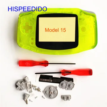 HISPEEDIDO 19 цветов корпус оболочки пакет для Nintendo Gameboy Advance консоли чехол Ремонт Часть для GBA с кнопочные подкладки
