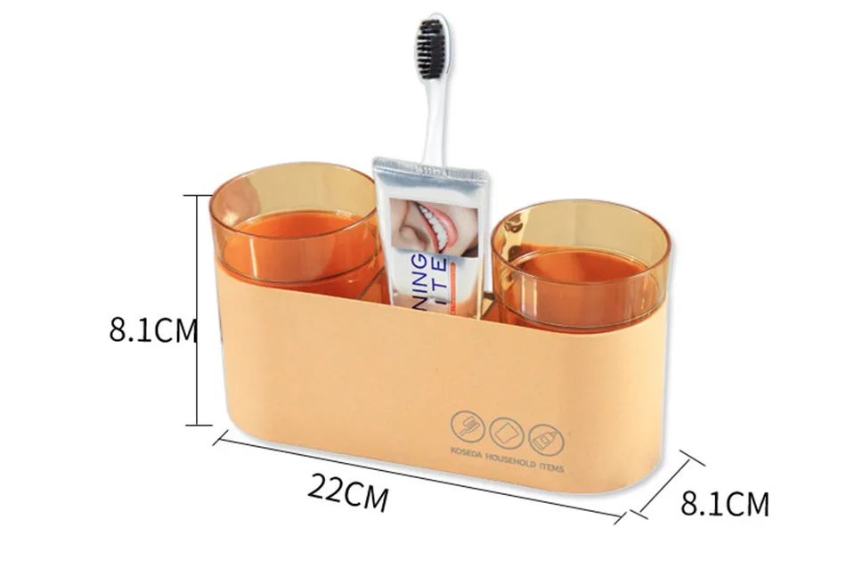 BAISPO креативный держатель для зубной щетки пластиковая зубная паста и подставка для хранения зубных щеток Multi-function наборы аксессуаров для ванной комнаты