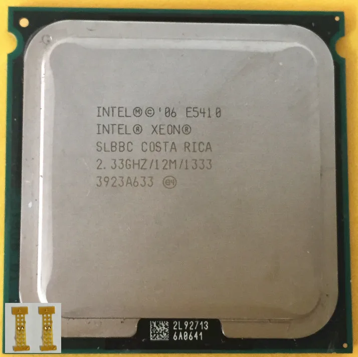 Процессор Intel Xeon E5410 e5410 2,33 ГГц/12 м/80 Вт/1333 близкий к LGA771 Core 2 Quad Q8200 cpu отправка двух адаптеров LGA775