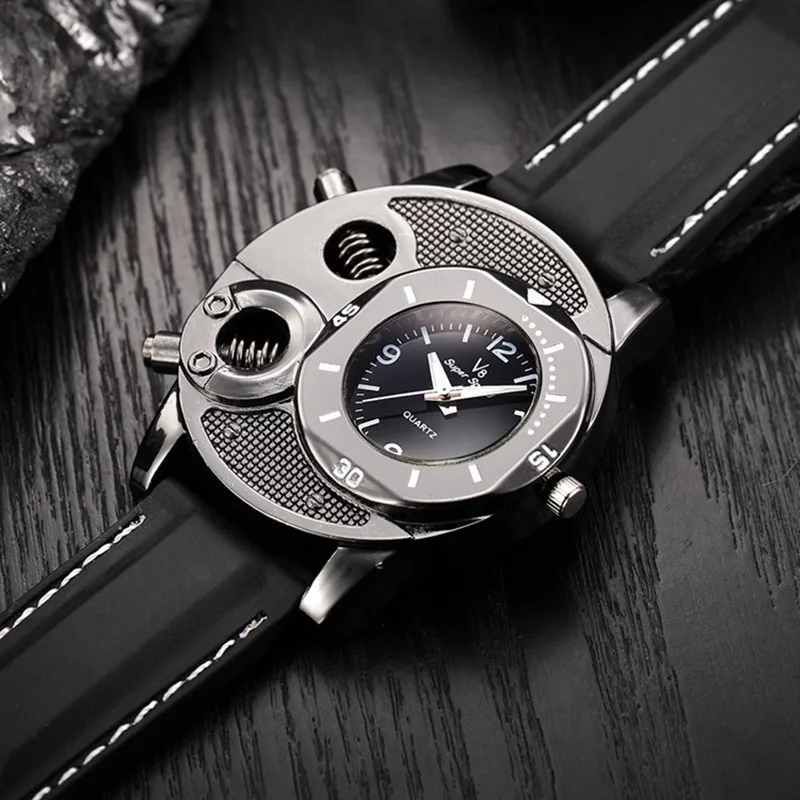 

Men's Watches Casual Sports Quartz Watch Trend Fashion Silicone Watches Big Dial Quartz Watch Men's