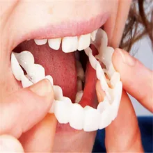 Отбеливание зубов, зубная крышка, зубная скобка, виниры, один размер, подходит для большинства удобных зубных протезов, уход за ложными зубными зубами