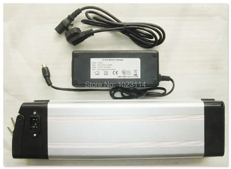 48V 20Ah литий ионный аккумулятор с алюминиевым корпусом BMS 2A зарядное устройство