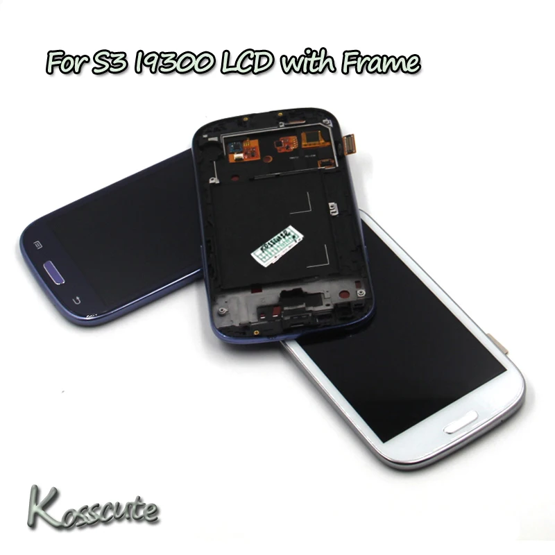 Для Samsung Galaxy S3 i9300 ЖК-дисплей сенсорный экран дигитайзер замена экрана для I9300