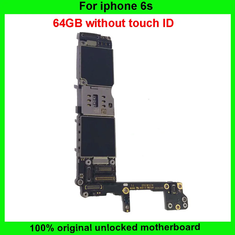 Материнская плата Clean iCloud ID без touch 100% рабочая оригинальная логическая IOS для iPhone 6