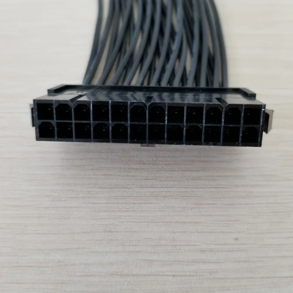 ATX материнская плата 24Pin блок питания Удлинительный кабель 18AWG для ПК DIY 20 см/7 8