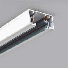 Высокое качество белый и черный отделка 3 провода рельс 1 м/шт. 1,5 м/шт. 2 м/шт. 3 года гарантии