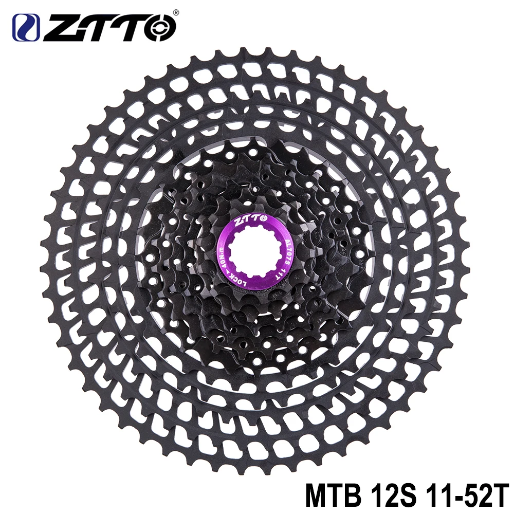 ZTTO 12 Speed Rainbow Cassette 11-52T SLR2 MTB 12Speed UltraLight Freewheel