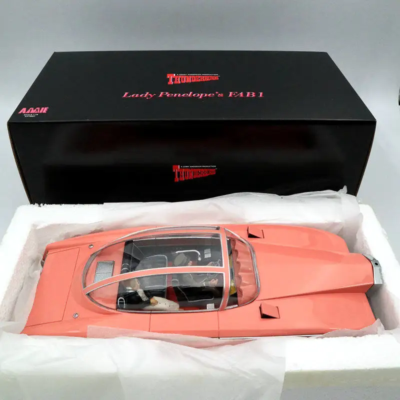 RARE AMIE 1:18 Rolls Royce Lady Penelope's Thunderbirds FAB 1 Смола