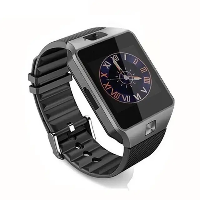 BEESCLOVER 10 шт./лот DZ09 smartwatch для Apple android телефон Поддержка SIM/TF карты MP3 pk GT08 A1 U8 Смарт-часы против потери r29 - Цвет: Черный