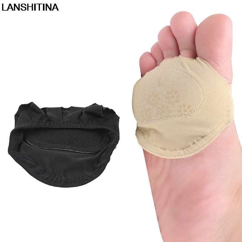 Lanshitina пот дышащая женская обувь стельки Forefoot Pad анти-износ стелька с памятью формы Accessoire Chaussure Toe разделение