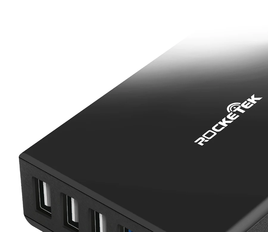 Rocketek Quick Charge 3,0 зарядное устройство 6 USB Смарт быстрое турбо мобильное зарядное устройство для iPhone7 samsung Galaxy s6 Xiaomi EU совместимый 2,0