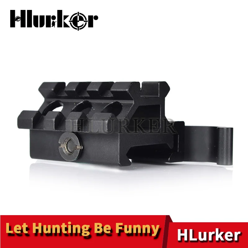 Hlurker AR15 M4 M16Tactical QD красный точечный офсетный Пикатинни виверный рельс крепление