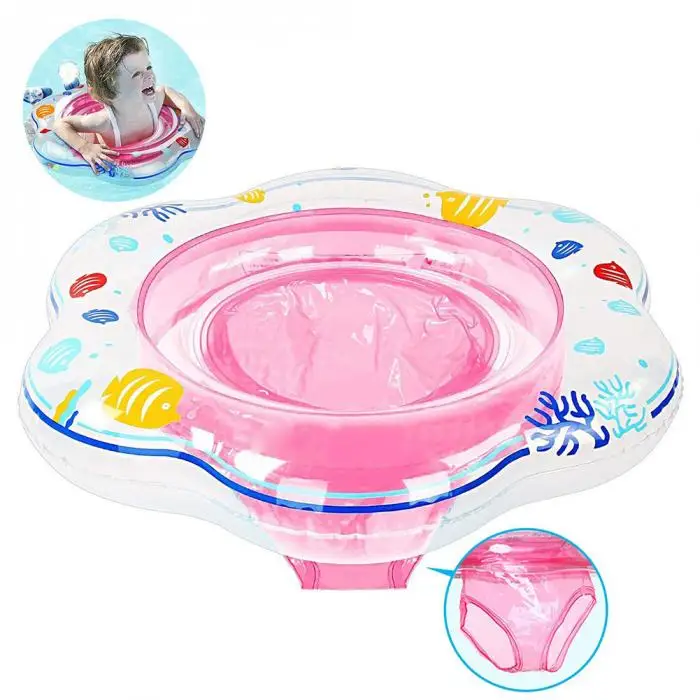 Anel de Natação Brinquedo para o Treinamento Crianças Novas Bebê Assento Flutuador Inflável Segurança Piscina Água 17 Mamãe e Bebê