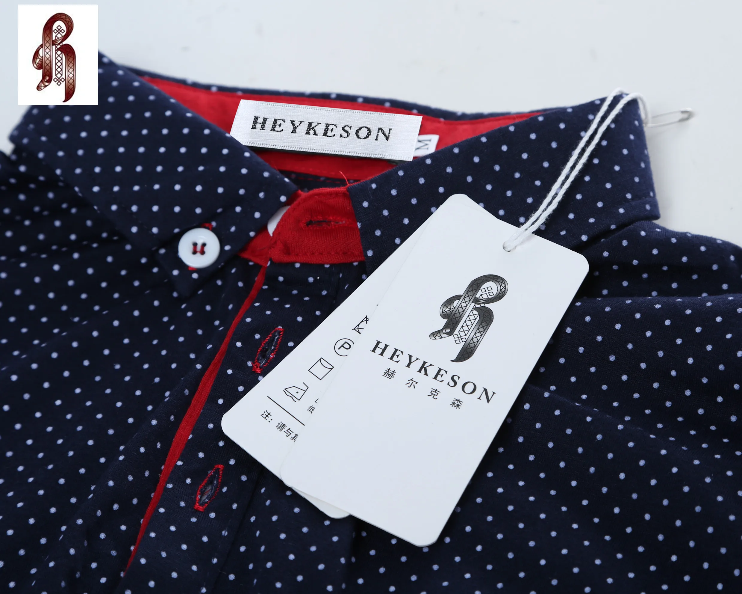 HEYKESON Мужская рубашка поло брендовая 2018 мужская с длинным рукавом модная