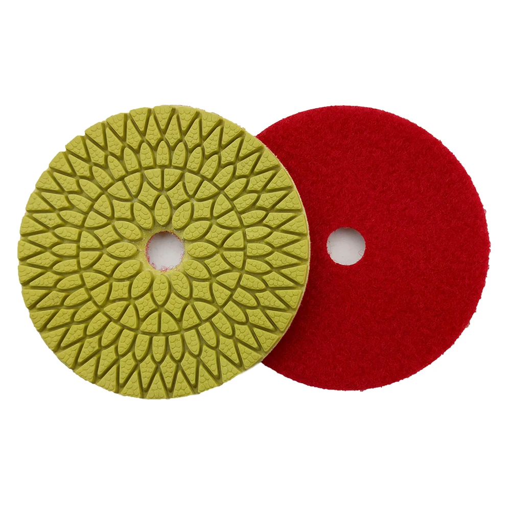 US $28.40 Rijilei 10 PcsLot 4 Steps 100mm Top Marble Polishing Pads 4inch Diamond Polishing Pad Granite Wet Flexible Polishing Pad Wpd06