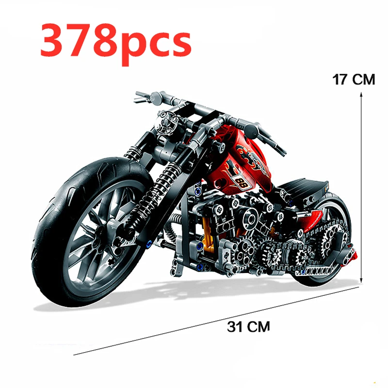 Technic Motorcycle Moto Building Blocks Sets Bricks Model Kids Classic Toys For Children Gifts Compatible with Leggs Car