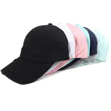 WZCX Новая модная однотонная Повседневная бейсбольная кепка с дырками и хвостом, уличная Регулируемая летняя шапка, шапка для взрослых