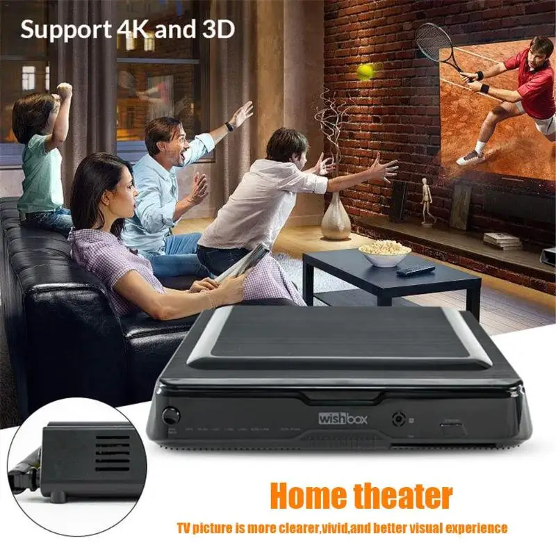 Set Top Box DVB-S2 Decoder Android TV Box 802.11 b/g/n Amlogic S812 2G+8G Media Player 2G DDR3 8GB Nandflash Octa Core 450mp GPU