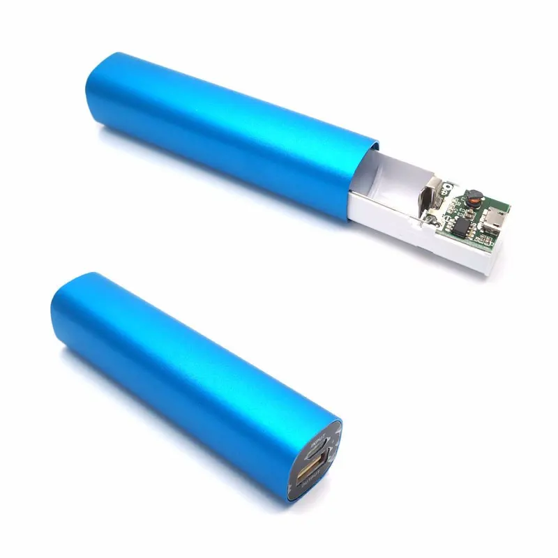Мини внешний аккумулятор из алюминиевого сплава DIY Box 18650 USB чехол для зарядного
