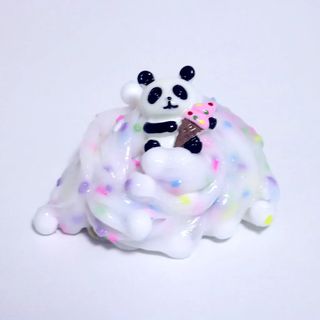 Panda Beads Slime, глиняная игрушка для детей и взрослых, игрушки для снятия стресса, пластиковые игрушки, подарок, Sludge Slime, рождественский подарок