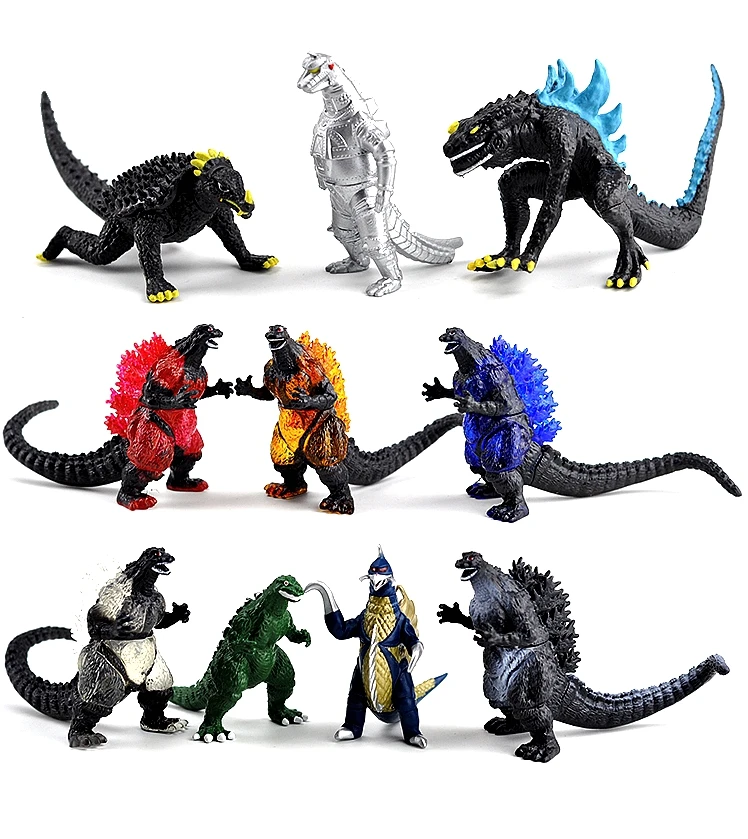 

10Pcs/ set Janpan Super Monsters Set Dinosaur Action Figure Toy for Boy Best Gift