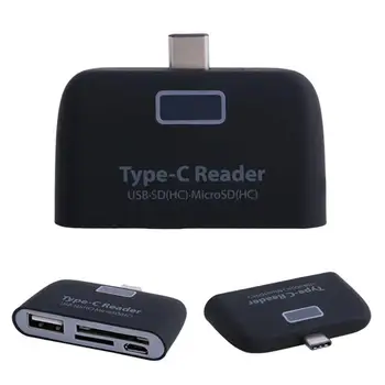 

4 in 1 OTG/TF/SD Card Reader Hub USB 3.1 Type-C Adapter for MacBook Windows