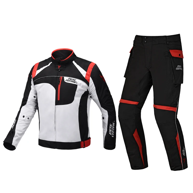 

2019 MOTOCENTRIC motorcycle racing suit Double-layer rainproof motorcycle riding pants Anti-fall wear motorcycle pants + jacket