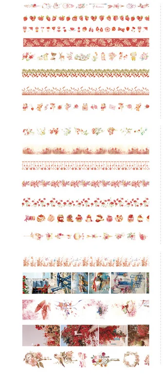 20 шт./компл. милые японские набор декоративного скотча Васи рукоделие изоляционная лента журнал поставок Скрапбукинг Бумага стационарный - Цвет: 4