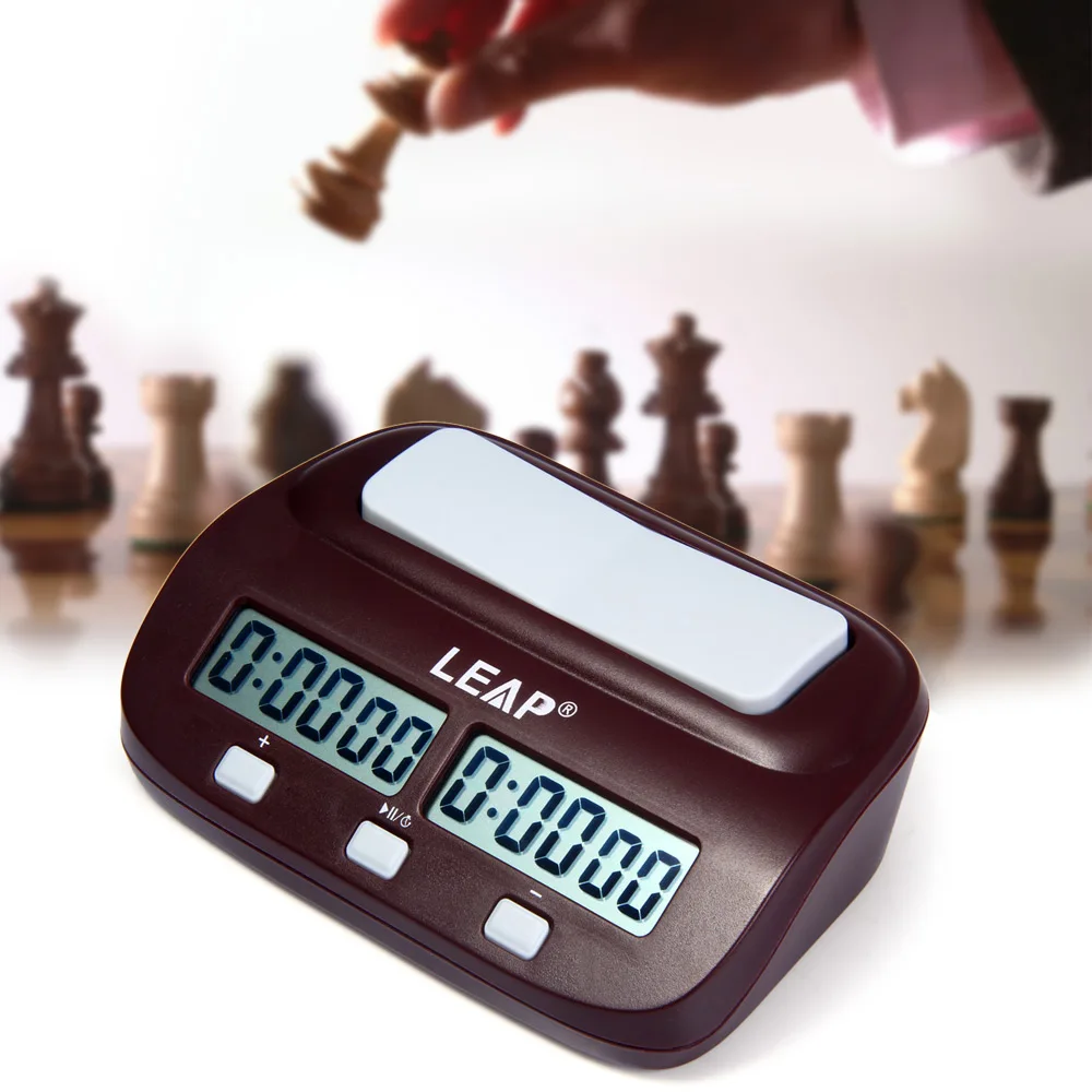 Цифровые профессиональные часы для шахмат подсчет таймера вниз спортивные электронные шахматные часы I-GO соревнования настольная игра в шахматы часы - Цвет: Wine Red