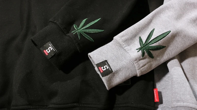 YouthCodes Flower Cotton O Neck Sweatshirts Men Weed Leaf NO Smoking Hip Hop Vintage Classic Justin Bieber Hoodie Men Cloth 2018