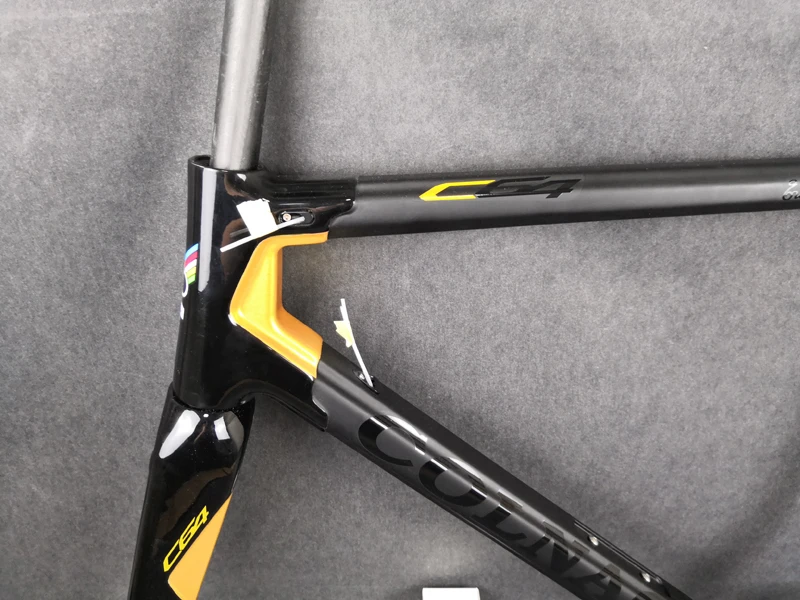 Черные золотые T1100 Colnago C64 карбоновые шоссейные рамы с UD МАТОВЫЕ глянцевые 48 50 52 54